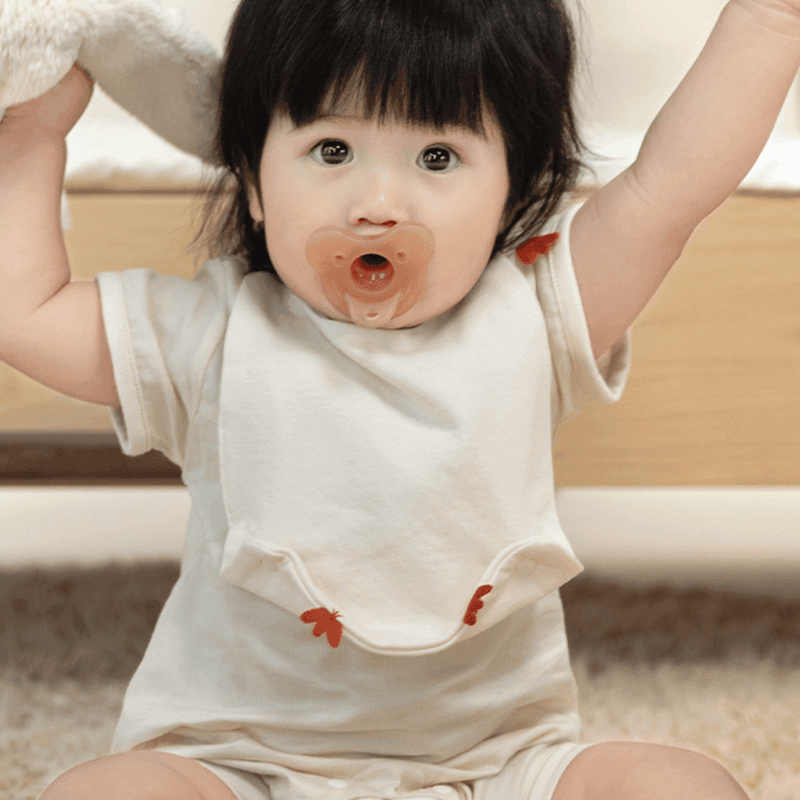 Lazy Goose Baby Cotton Bib-1954803104633458694