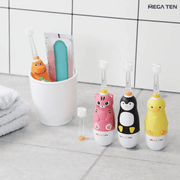 MEGA TEN 360-Degree Kids Electric Toothbrush with LED Light 1-4 Yrs Monkey-1954803151181844481