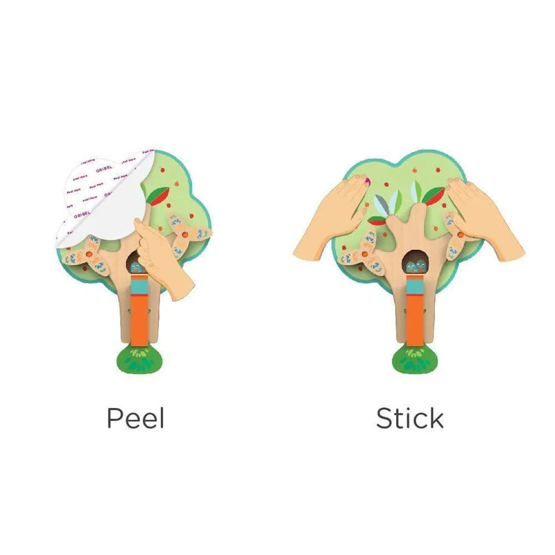 Oribel VertiPlay Wall Toy: Busy Woodpecker knocker-1954803060920422403