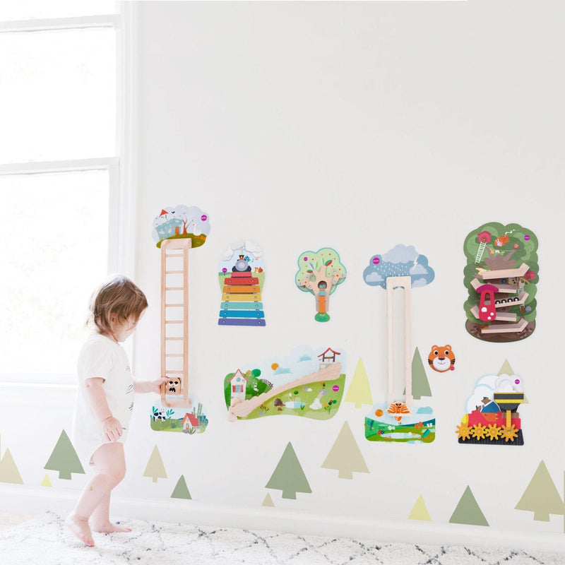 Oribel VertiPlay Wall Toy: Hoppy Bunny and Friends-1954803093464027142