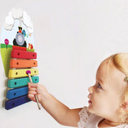 Oribel VertiPlay Wall Toy:  Musical Rail Track Xylophone-1954803093648576513