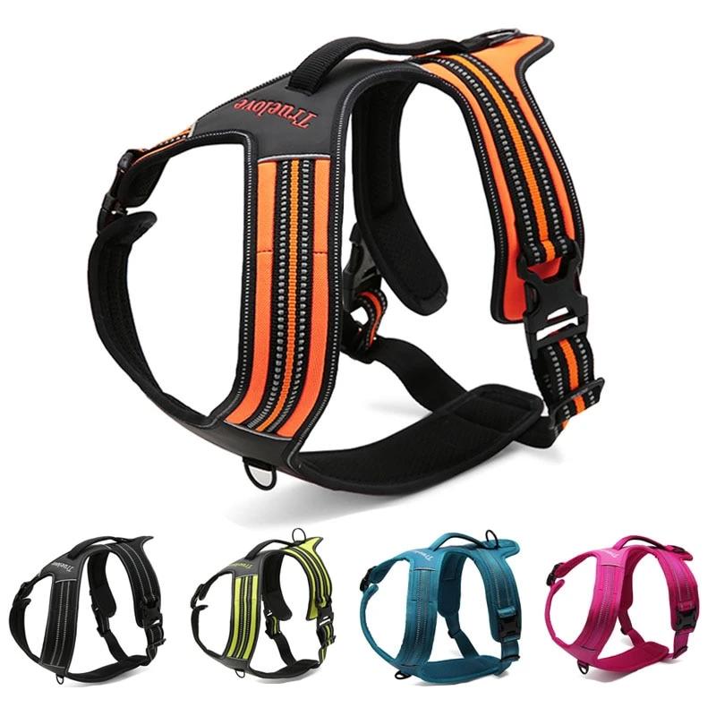True Love Heavy Duty Sports Dog Harness - Neon Yellow, XL-1831155626382856193