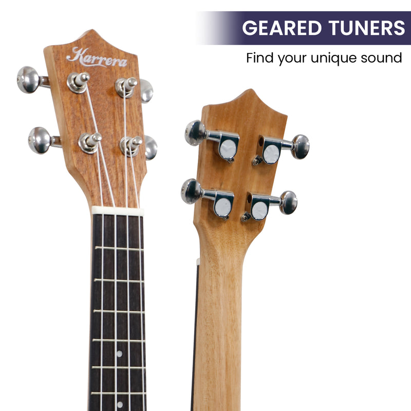 Karrera 23in Ukulele Guitar - Natural