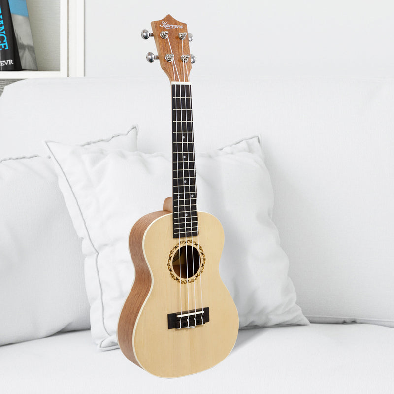Karrera 23in Ukulele Guitar - Natural
