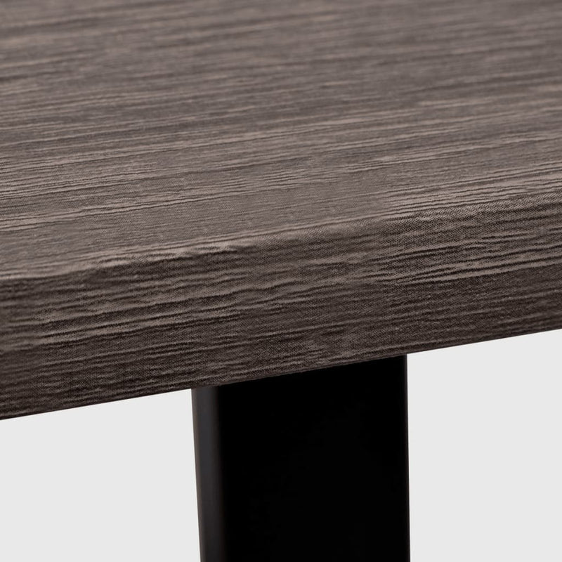 vidaXL Desk with 2 Shelves Grey and Oak