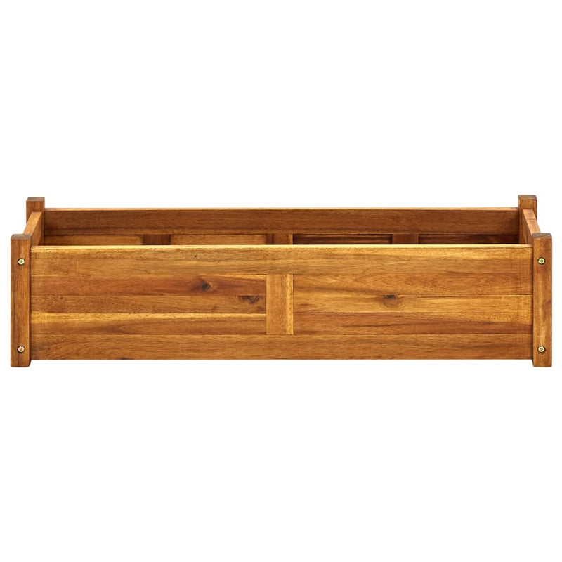 vidaXL Garden Raised BedAcacia Wood 100x30x25 cm
