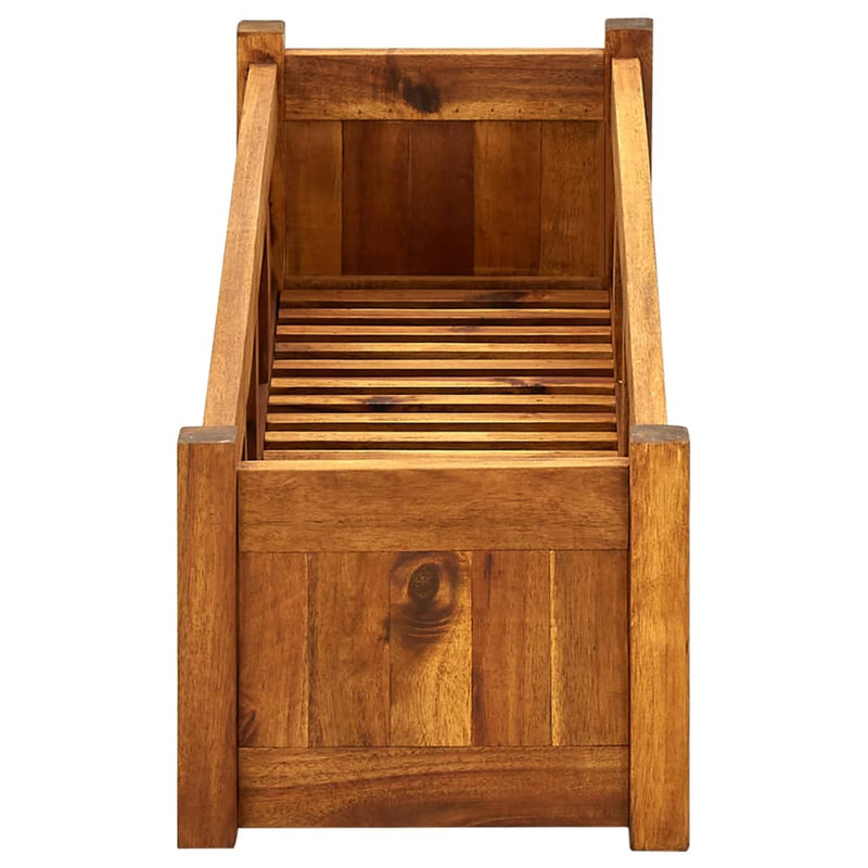 vidaXL Garden Raised BedAcacia Wood 100x30x25 cm