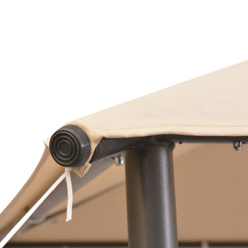 vidaXL Gazebo Pavilion Tent Canopy 3x3 m Steel Beige