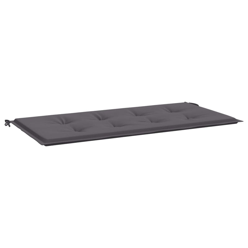 vidaXL Garden Bench Cushion Anthracite 100x50x4 cm Oxford Fabric