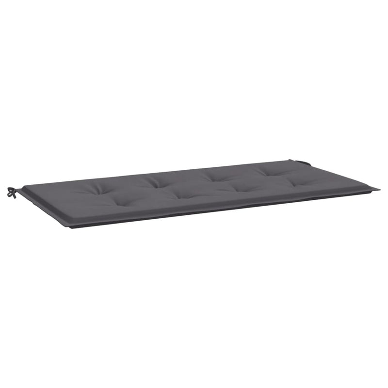 vidaXL Garden Bench Cushion Anthracite 120x50x4 cm Oxford Fabric