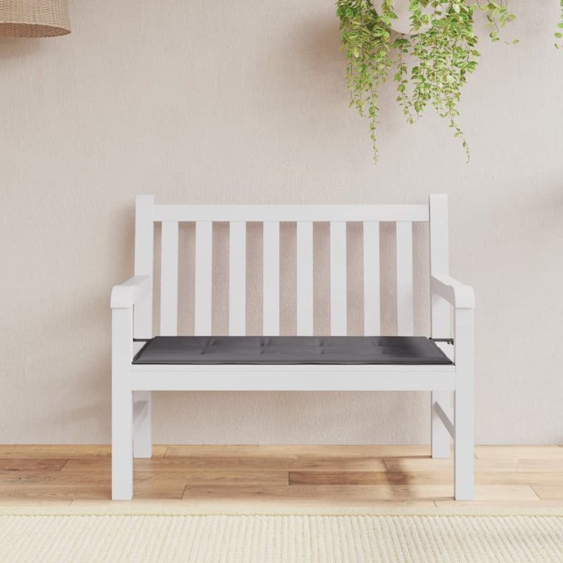 vidaXL Garden Bench Cushion Anthracite 120x50x4 cm Oxford Fabric
