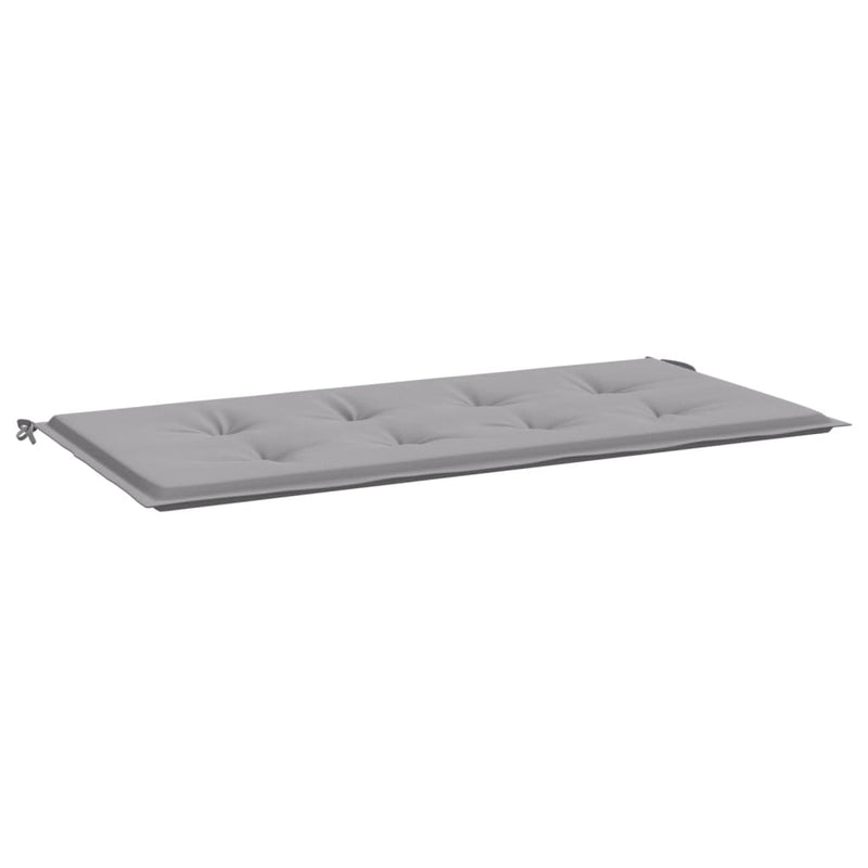 vidaXL Garden Bench Cushion Grey 120x50x4 cm Oxford Fabric