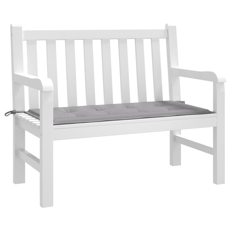 vidaXL Garden Bench Cushion Grey 120x50x4 cm Oxford Fabric