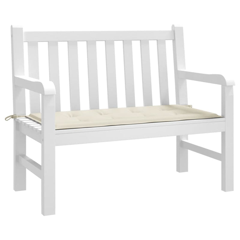 vidaXL Garden Bench Cushion Cream 120x50x3 cm Oxford Fabric