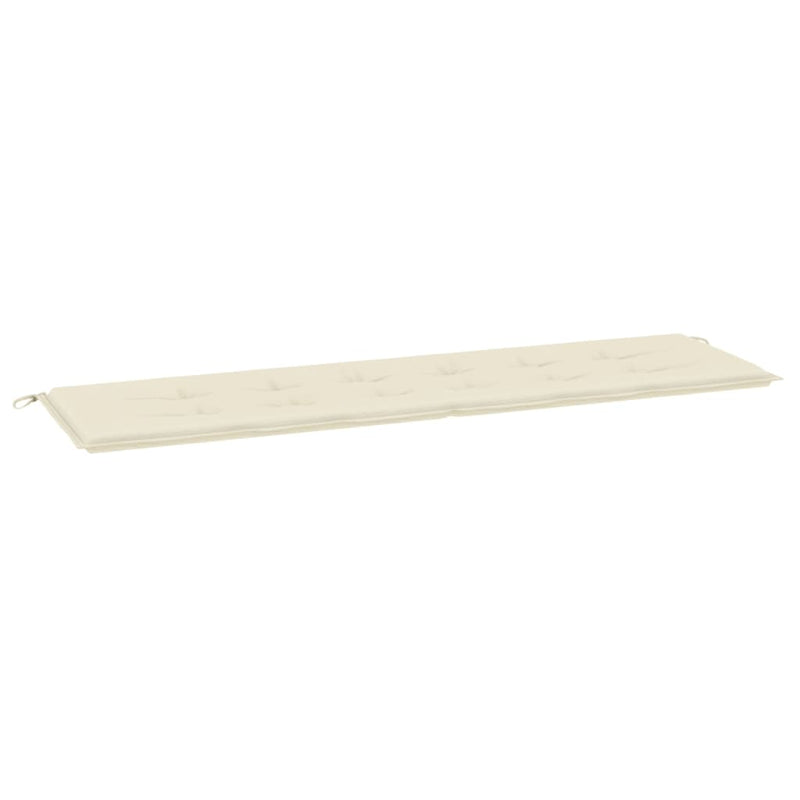 vidaXL Garden Bench Cushion Cream 180x50x3 cm Oxford Fabric