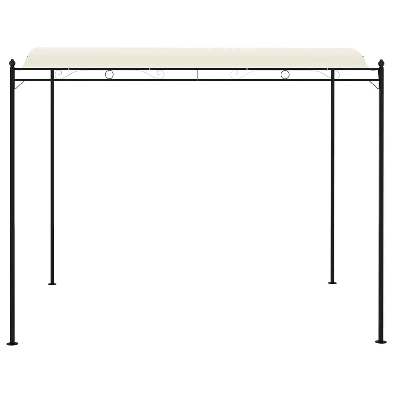 vidaXL Gazebo Fabric Cream White
