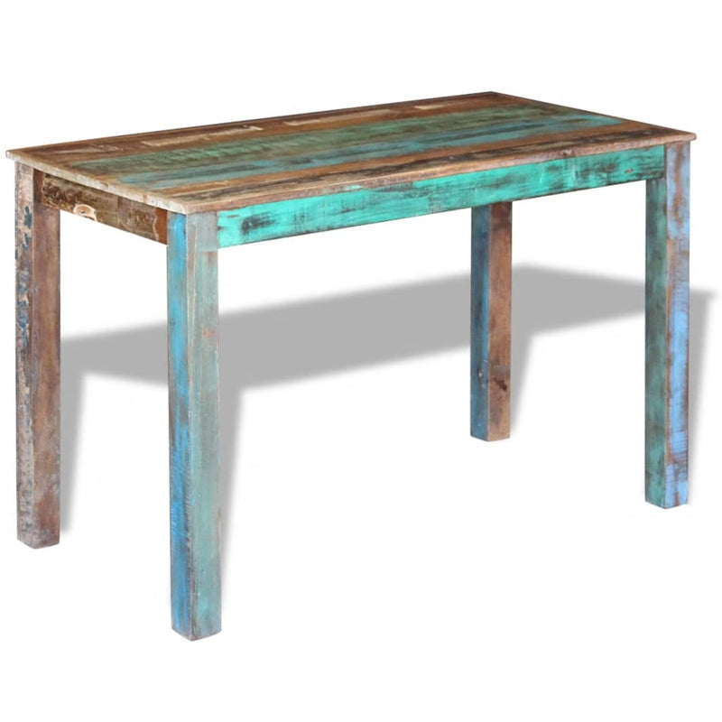 vidaXL Dining Table Solid Reclaimed Wood 115x60x76 cm