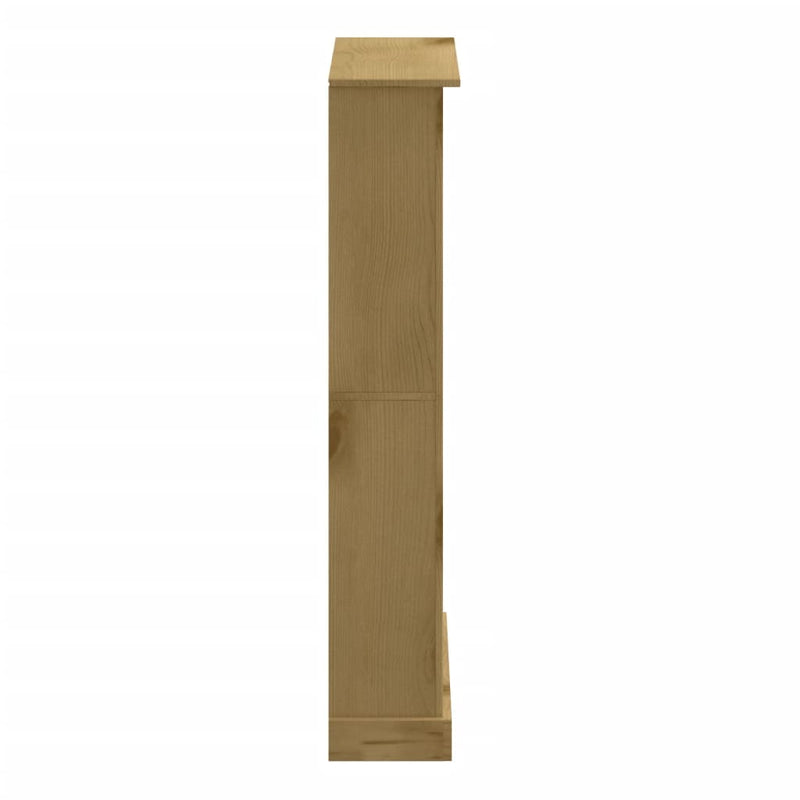 vidaXL 4-Tier Bookcase Mexican Pine Corona Range 80x29x150 cm