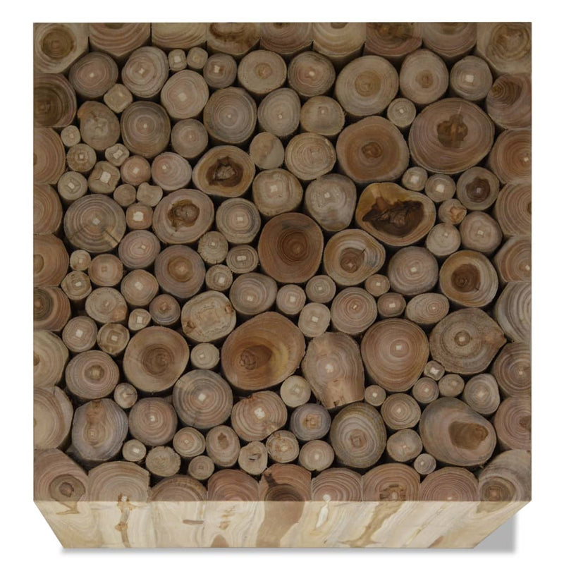vidaXL Coffee Table Genuine Teak 50x50x35 cm