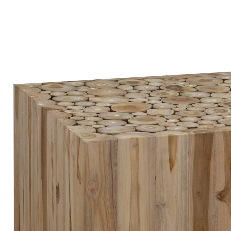 vidaXL Coffee Table Genuine Teak 50x50x35 cm