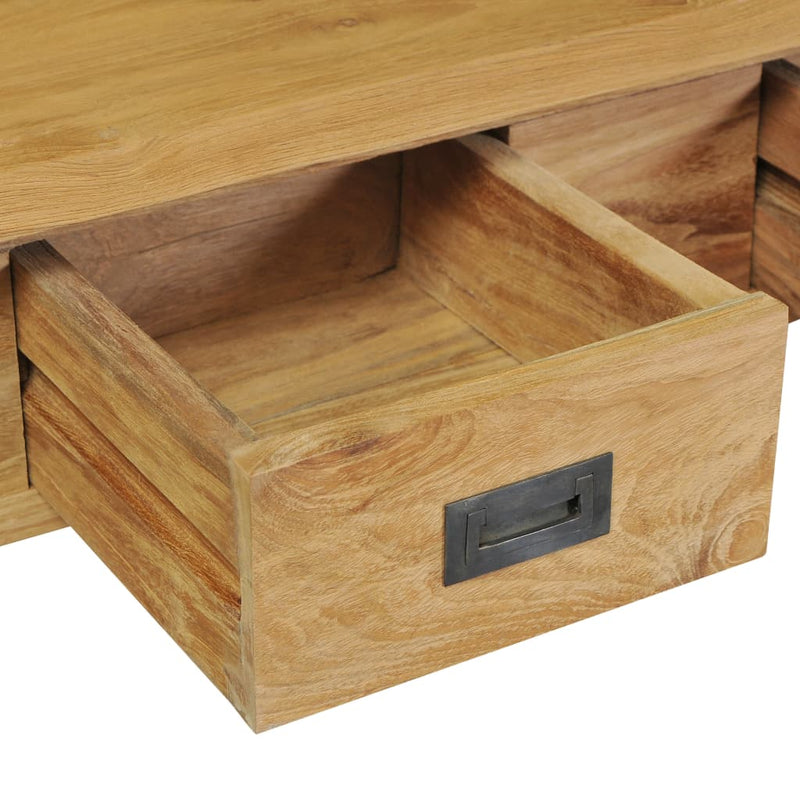 vidaXL Console Table Solid Teak 90x30x80 cm