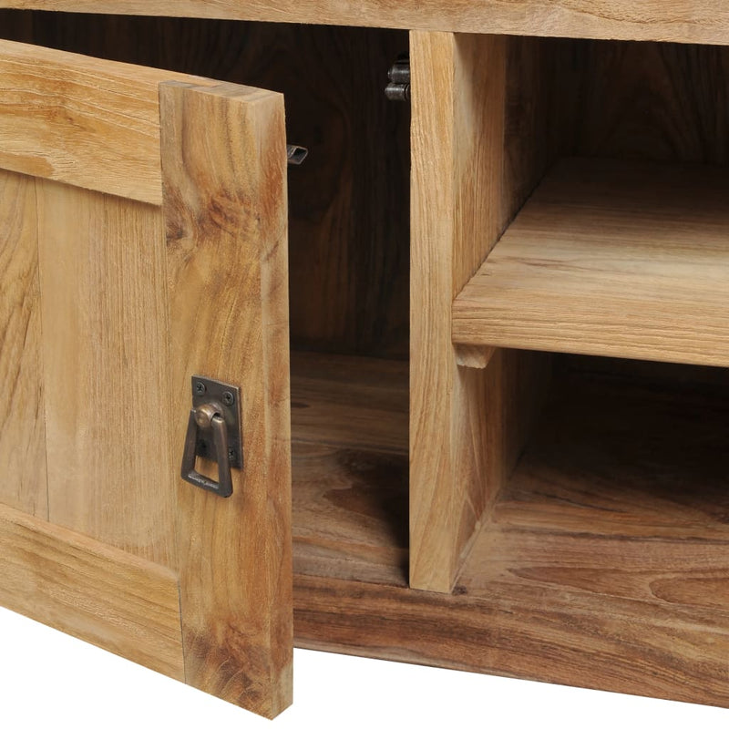 vidaXL TV Cabinet Solid Teak 120x30x40 cm