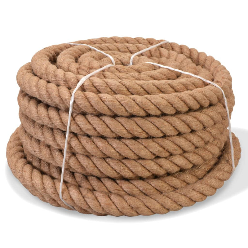 vidaXL Rope 100% Jute 20 mm 50 m