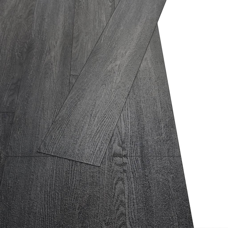 vidaXL Self-adhesive PVC Flooring Planks 5.02 m² 2 mm Black and White