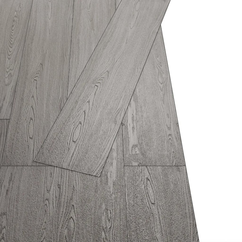 vidaXL Self-adhesive PVC Flooring Planks 5.02 m² 2 mm Dark Grey