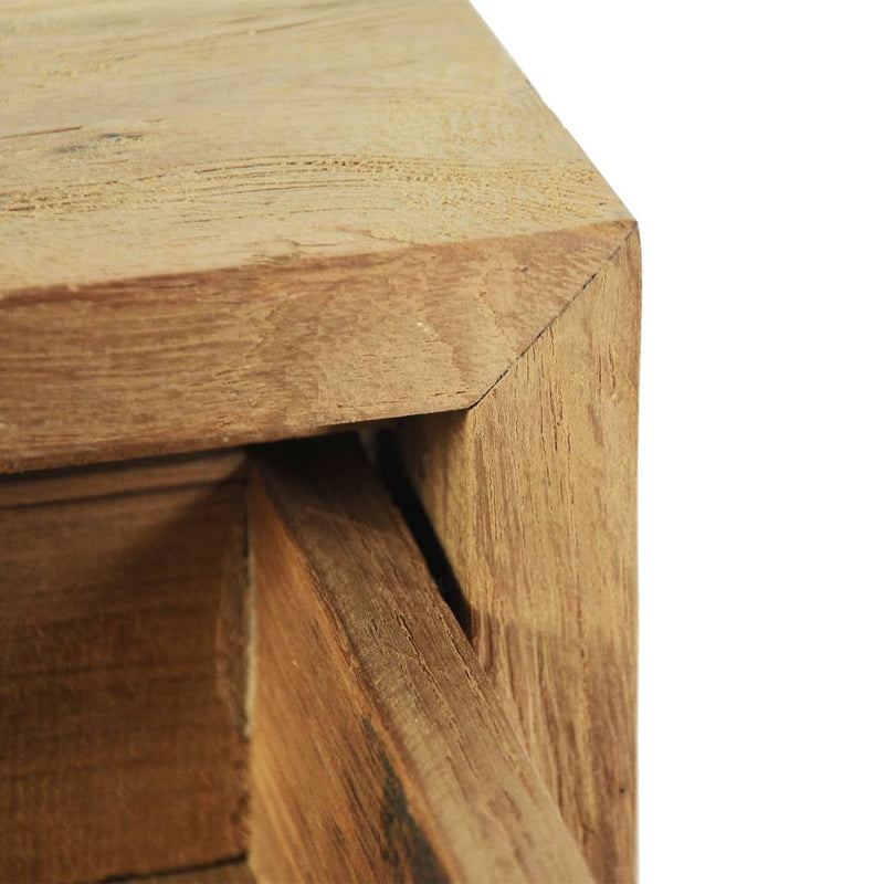 vidaXL Bedside Cabinet 40x30x50 cm Solid Teak