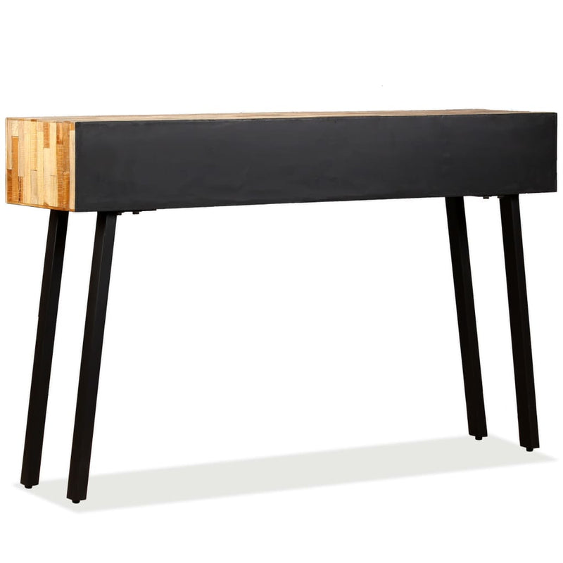 vidaXL Console Table 120x30x76 cm Solid Reclaimed Teak