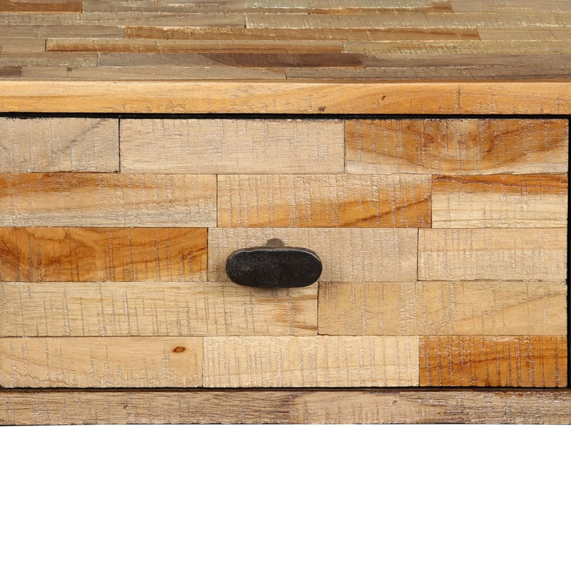 vidaXL Console Table 120x30x76 cm Solid Reclaimed Teak