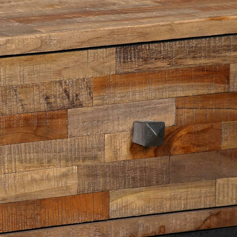 vidaXL Side Cabinet with 6 Drawers 70x30x76 cm Solid Reclaimed Teak