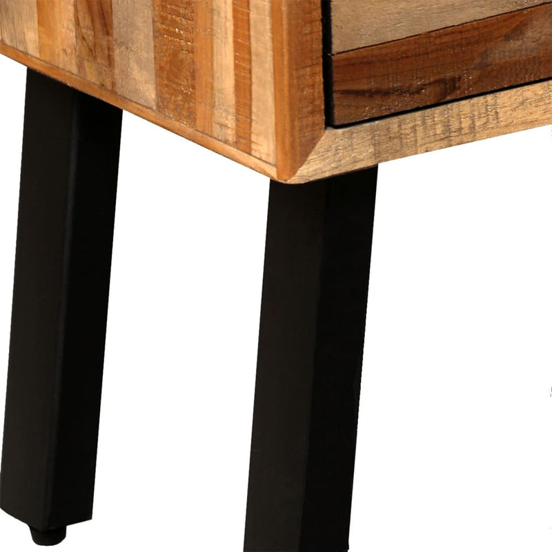 vidaXL Side Cabinet with 6 Drawers 70x30x76 cm Solid Reclaimed Teak