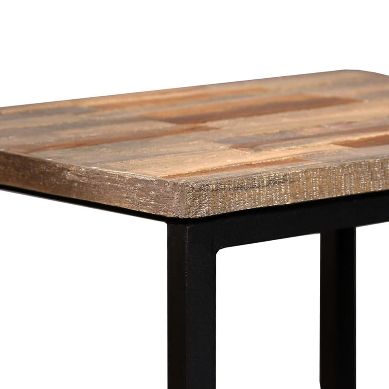 vidaXL 3 Piece Nesting Coffee Table Set Solid Reclaimed Teak
