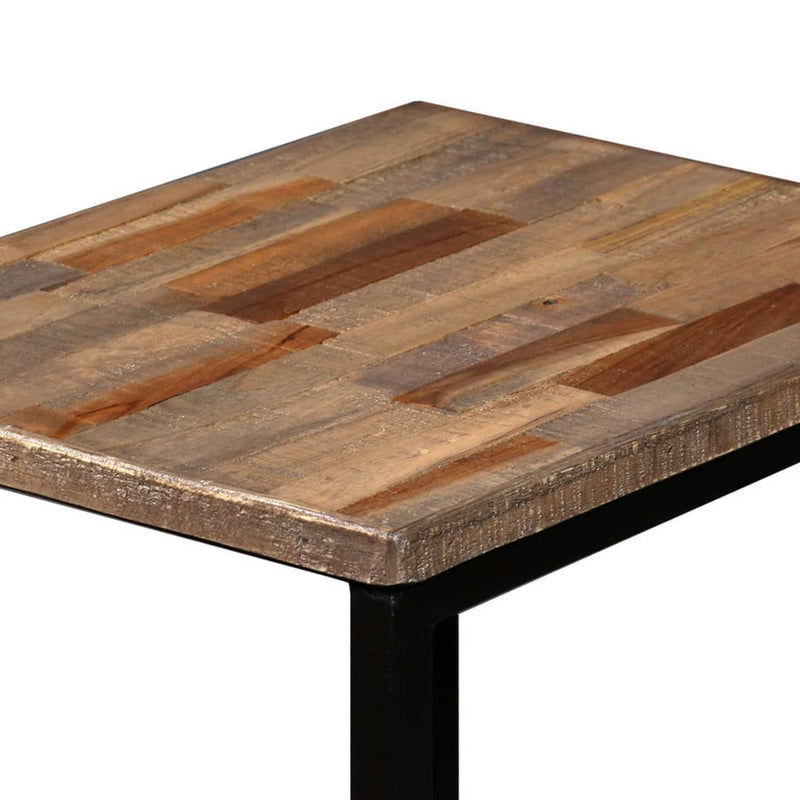 vidaXL 3 Piece Nesting Coffee Table Set Solid Reclaimed Teak
