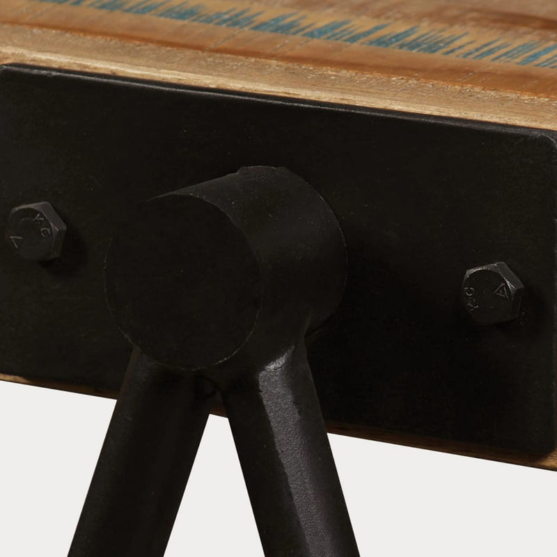 vidaXL Side Table Solid Reclaimed Teak