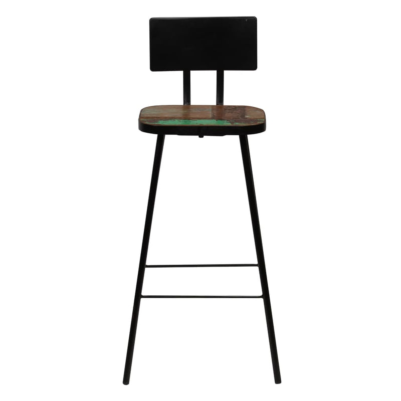 vidaXL Bar Chairs 4 pcs Solid Reclaimed Wood