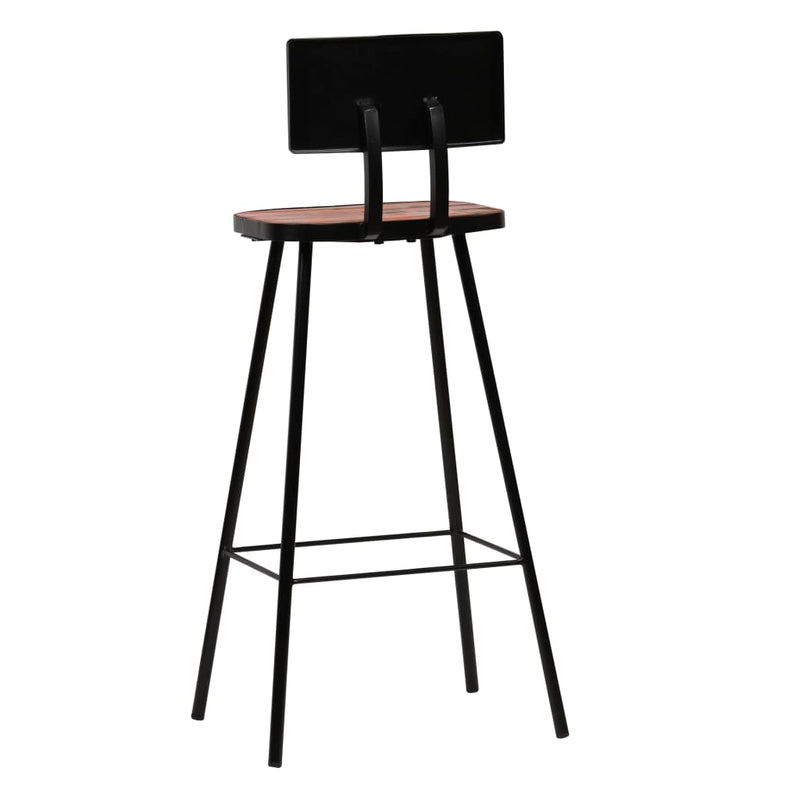 vidaXL Bar Chairs 4 pcs Solid Reclaimed Wood