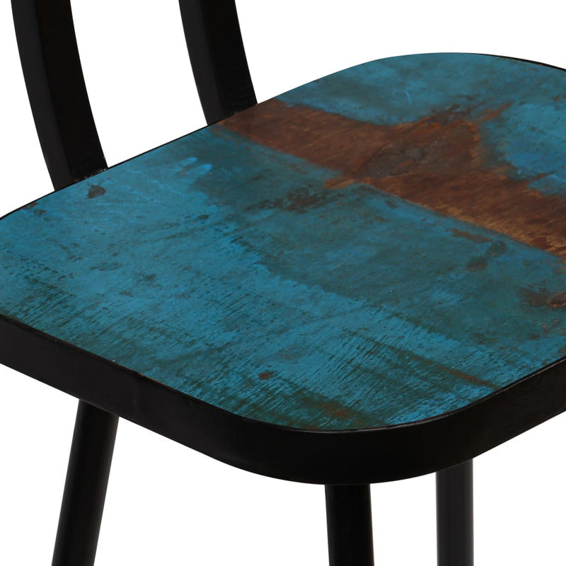 vidaXL Bar Chairs 4 pcs Solid Reclaimed Wood