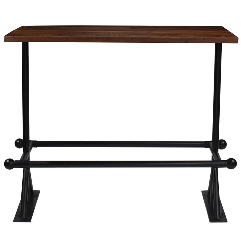 vidaXL Bar Set 7 Piece Solid Reclaimed Wood