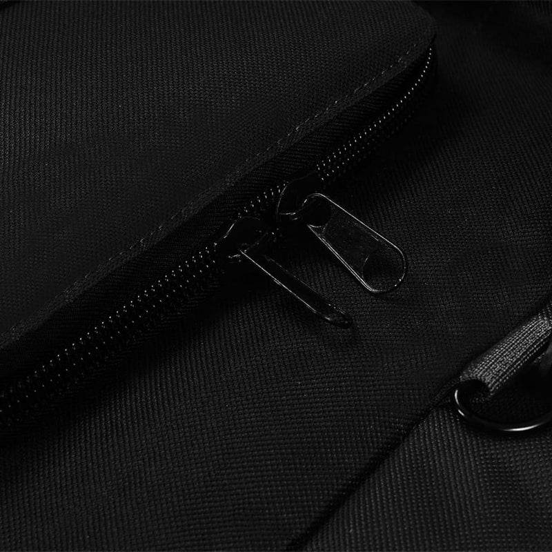 vidaXL 3-in-1 Army-Style Duffel Bag 45 L Black