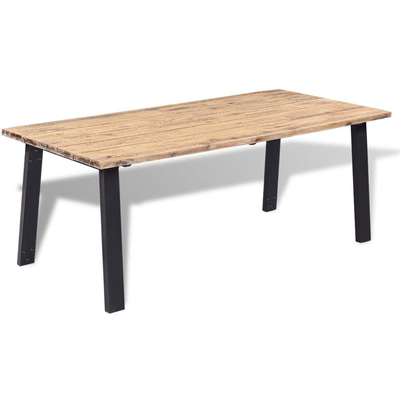 vidaXL Dining Table Solid Acacia Wood 170x90x75 cm