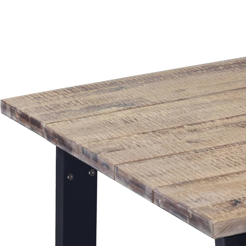 vidaXL Dining Table Solid Acacia Wood 170x90x75 cm