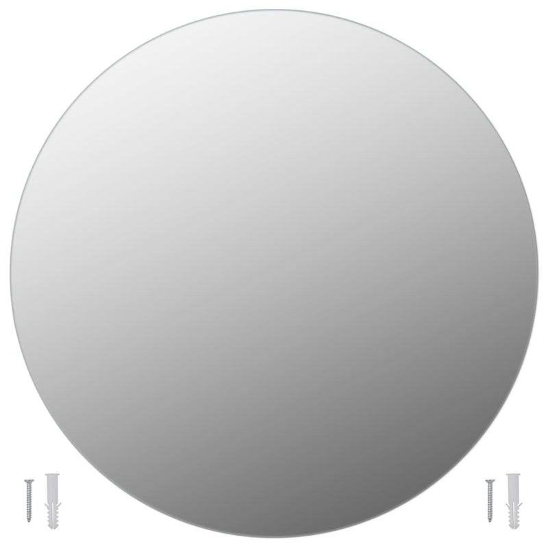 vidaXL Wall Mirror 60 cm Round Glass