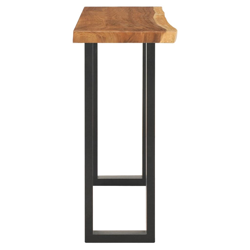 vidaXL Console Table Solid Suar Wood 110x35x75 cm