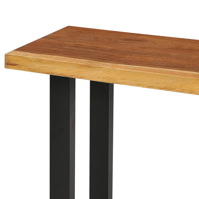vidaXL Console Table Solid Suar Wood 110x35x75 cm