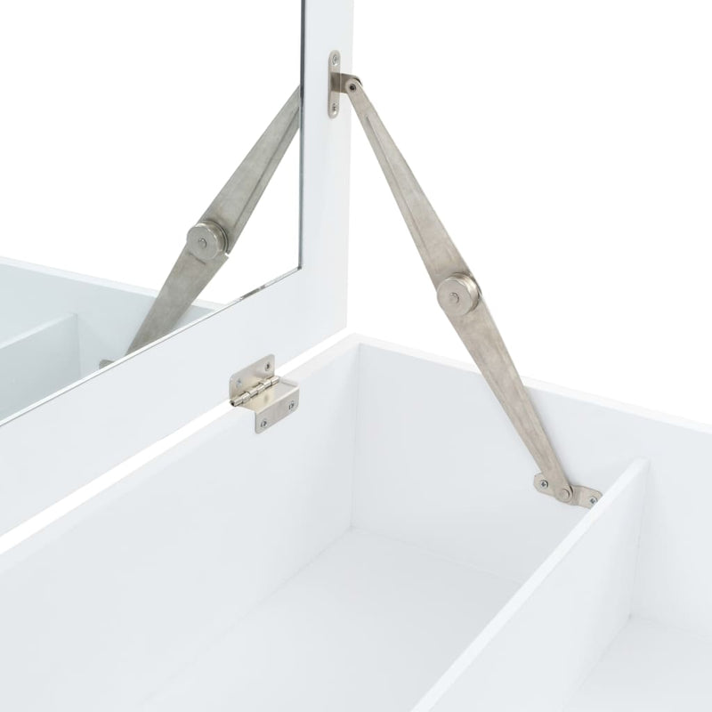 vidaXL Dressing Table with Mirror MDF 60x40x75 cm