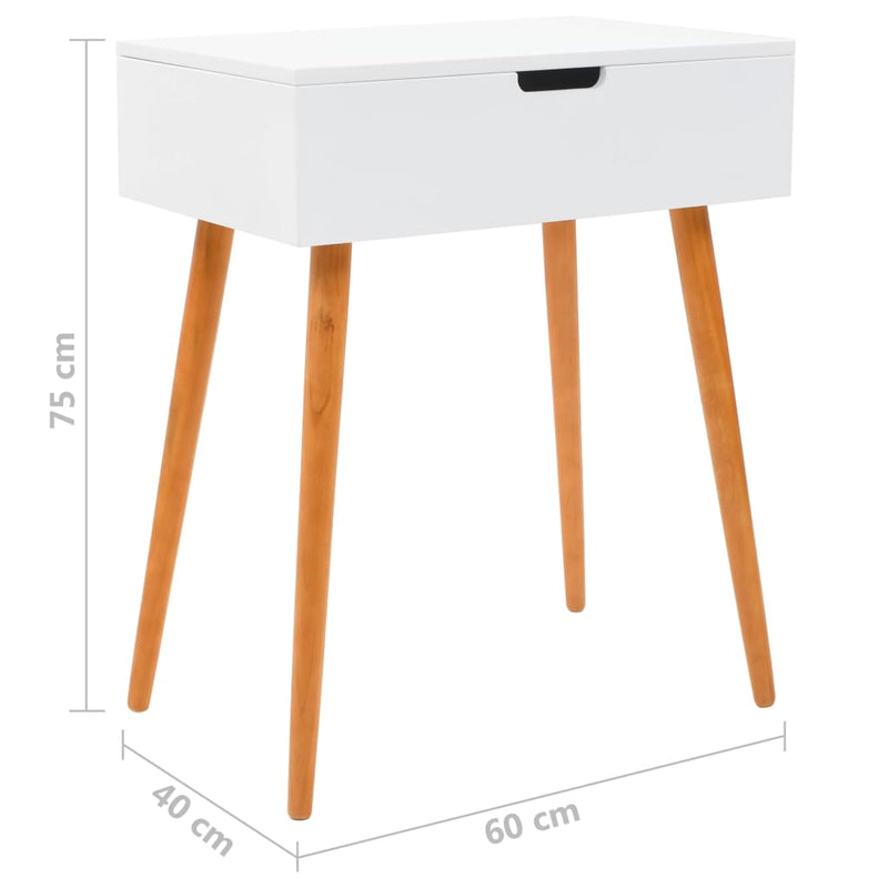 vidaXL Dressing Table with Mirror MDF 60x40x75 cm