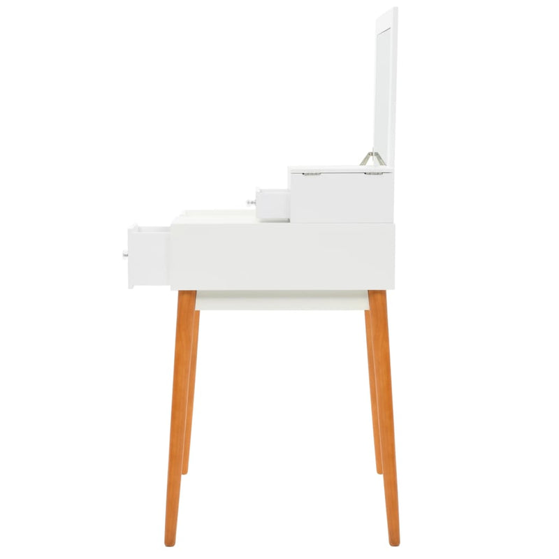 vidaXL Dressing Table with Mirror MDF 60x50x86 cm